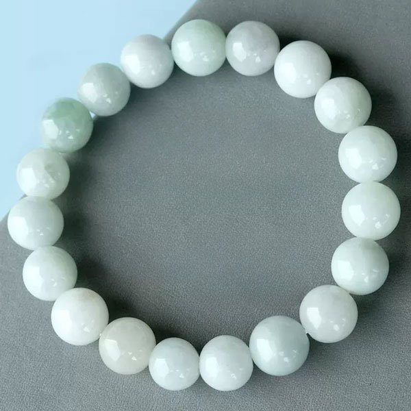 Milky White Jade Bracelet