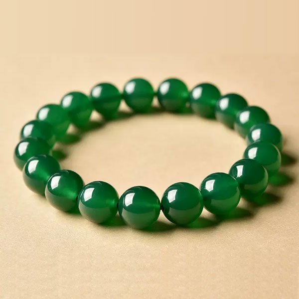 Natural Green Agate Bracelet