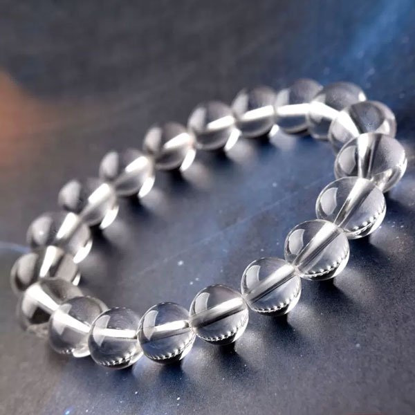 Natural White Quartz Bracelet