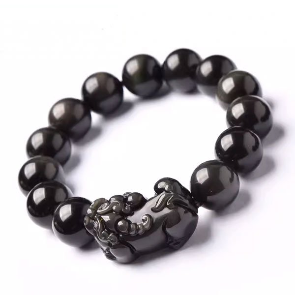 Obsidian Pixiu Bracelet for Men