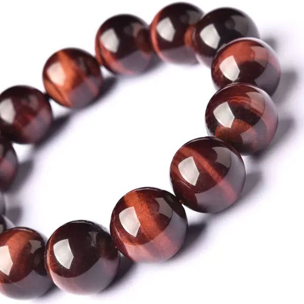 Red Tiger's Eye Bracelet Detail