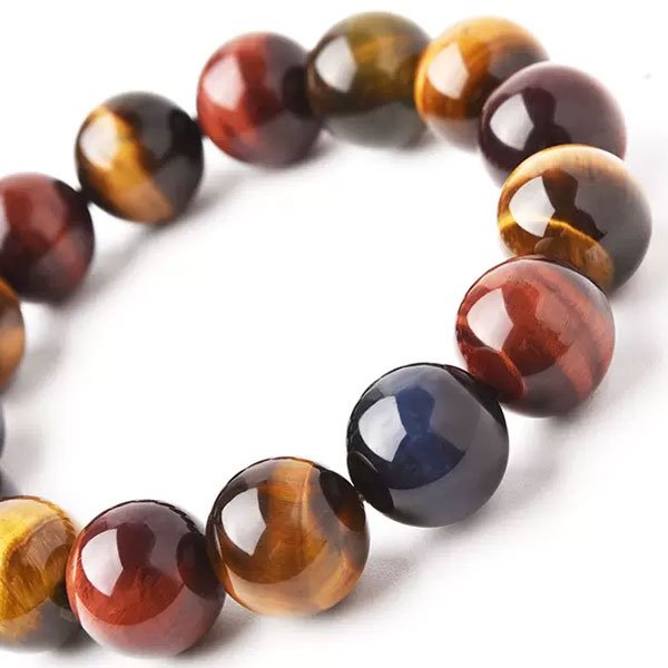 Natural Colorful Tiger's Eye Bracelet