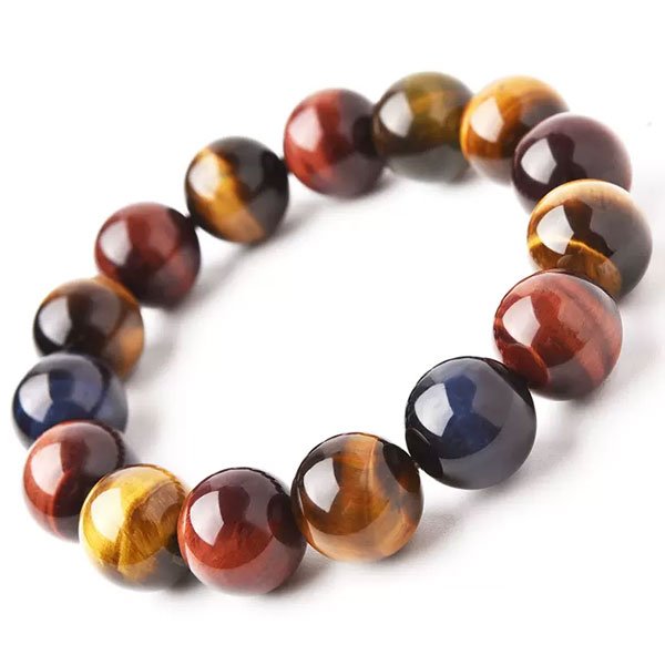 Natural Colorful Tiger's Eye Bracelet