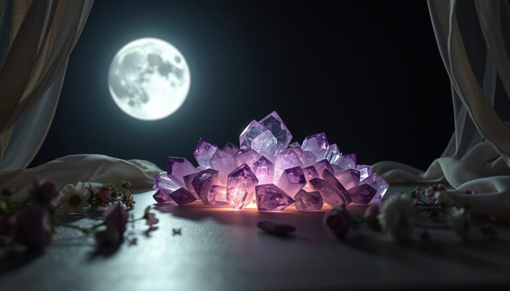 amethyst crystal moon ritual